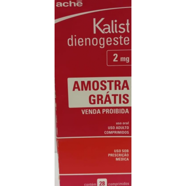 KALIST - DIENOGESTE 2MG - 28 COMPRIMIDOS